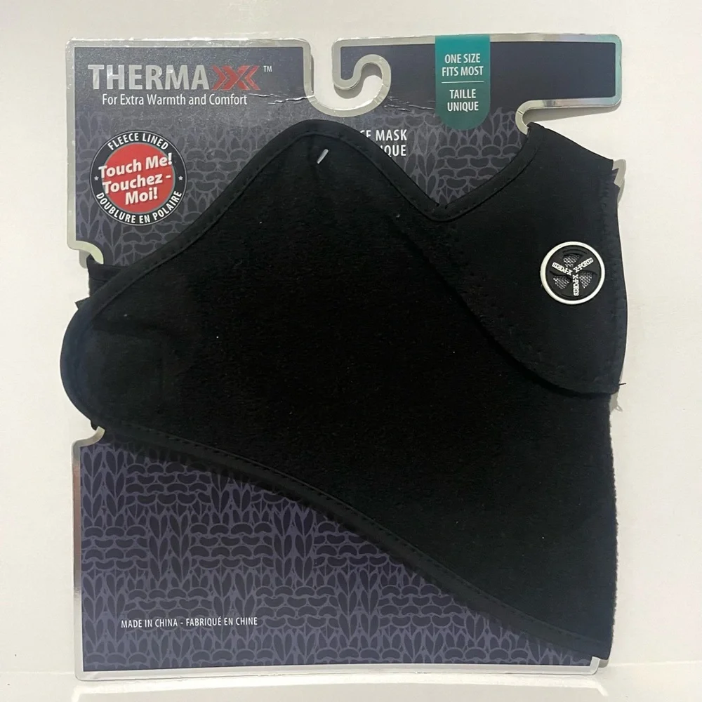 THERMA XXX Fleece Lined Thermal Black and Blue Face Mask Lot of 3